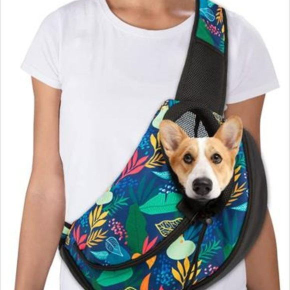 🐶Pet Dog & Cat Sling Carrier Breathable Mesh Travel Safe Sling Bag🐶NWT - Picture 3 of 7